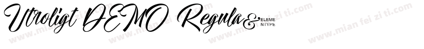Utroligt DEMO Regula字体转换